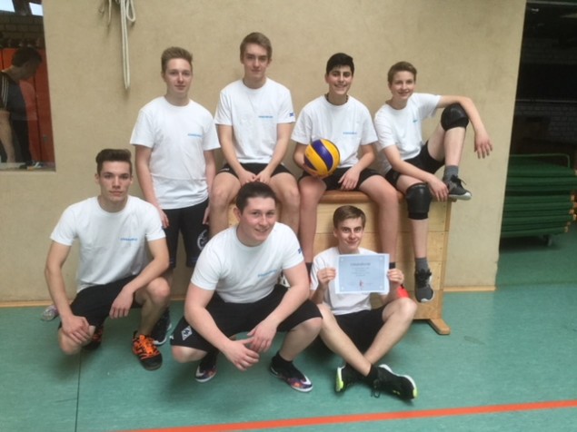 Jungen Sieger Volleyball 2018